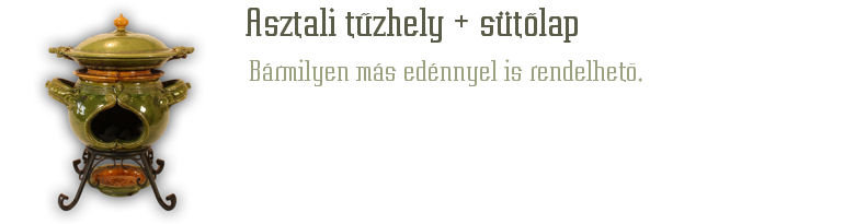Asztali tűzhely + s�tőlap
